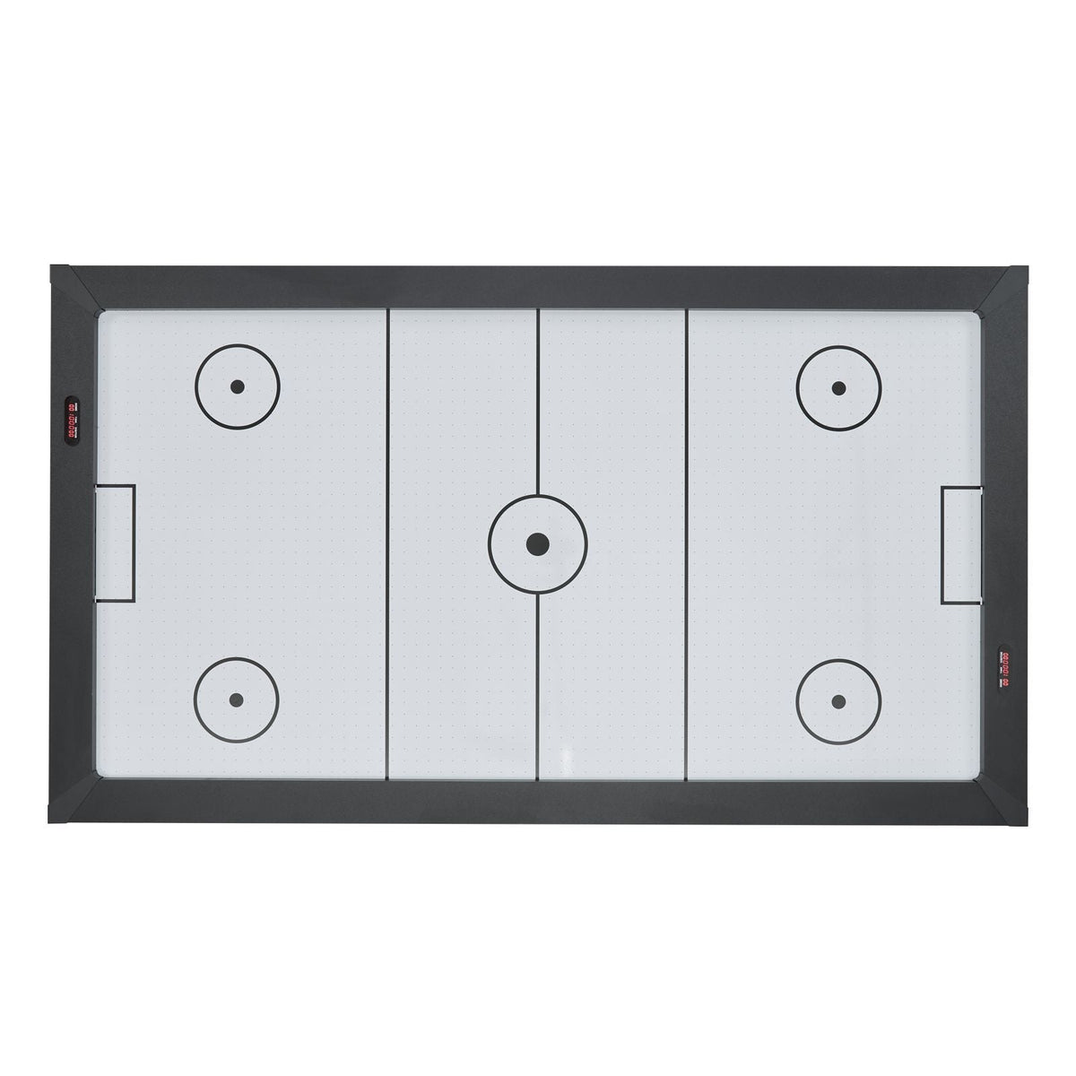 84" Air Hockey Table, Indoor Arcade Table Gaming Set with 2 Pushers, 2 Pucks, Electronic Scorer, X-shaped Legs & High-powered Blower, Air Powered Hockey Game Table for Family Game Room Office