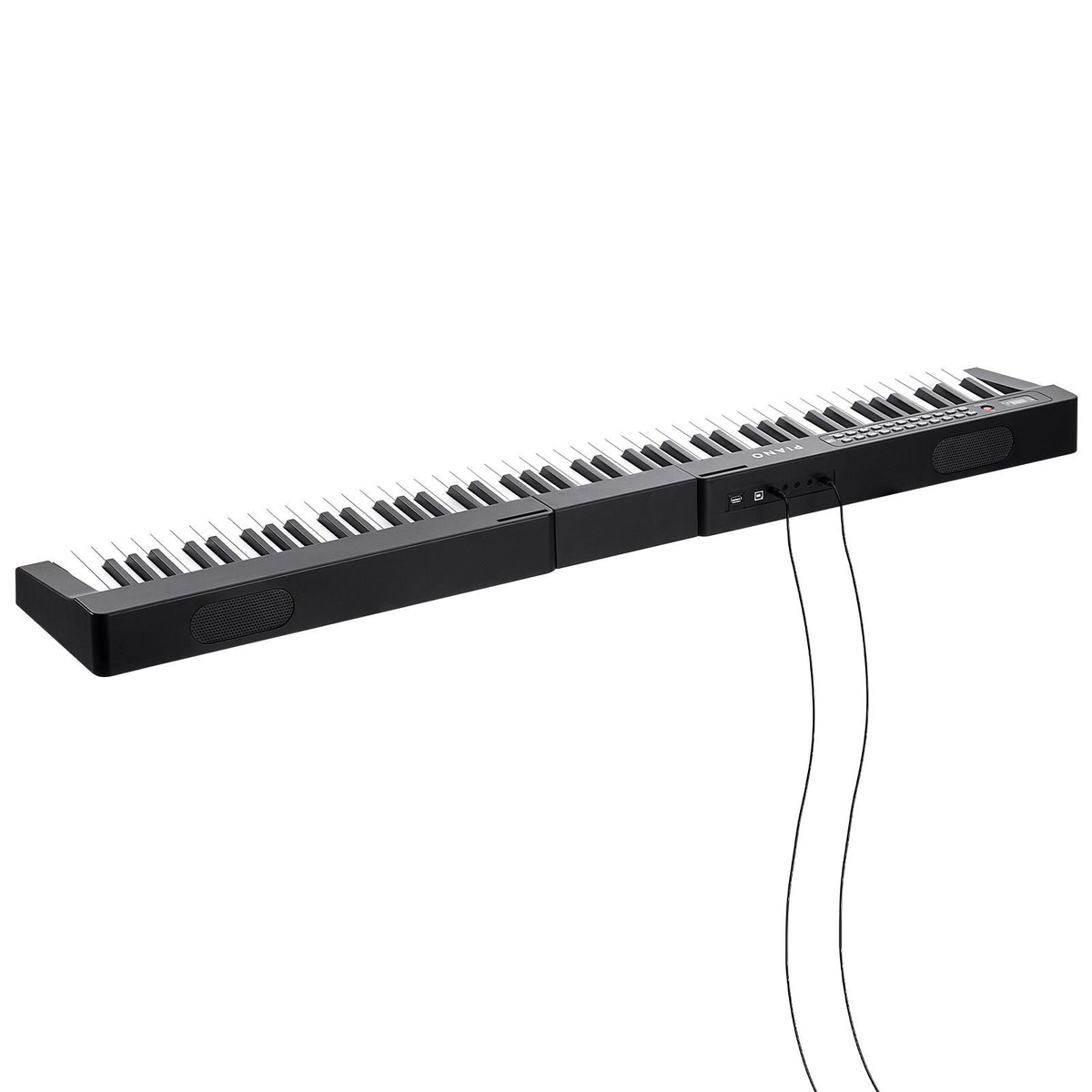 88 Key Digital Piano Keyboard, Semi Weighted Keys, Full Size Electric Portable Keyboard Piano Set with 1000 Tones Built-In Speakers Sustain Pedal Headphones, Bluetooth MIDI USB for Beginners