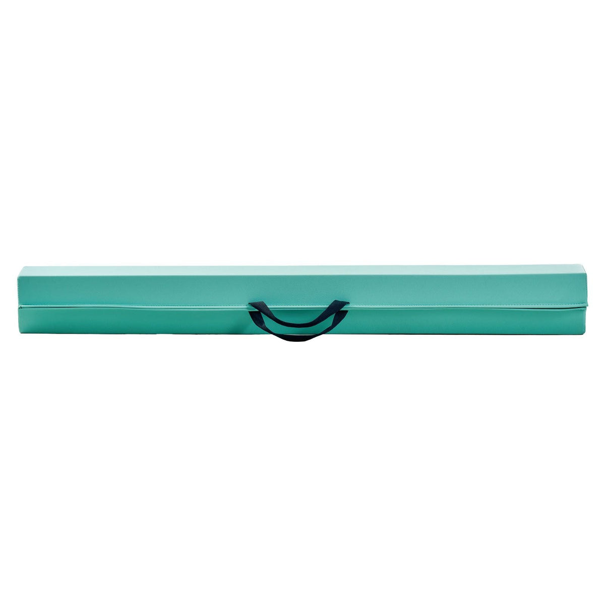 8FT Folding Balance Beam for Kids, 200LBS Stable Support Gymnastics Floor Beam with Non-Slip Mats, Gymnastics Training Equipment with Anti-Slip Bottom and Carrying Bag for Home Gym, Mint Green