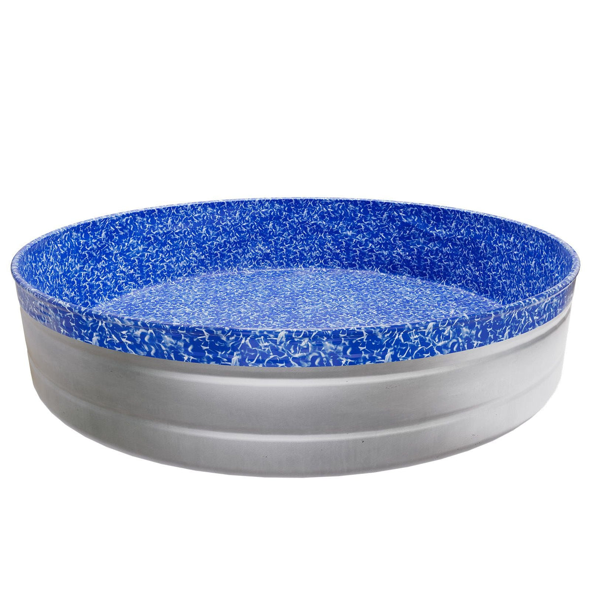 8ft Pool Liner, Round Overlap Swimming Pool Liner for 27.5 in Wall Height, Heavy Gauge Vinyl, Easy Install with Leak-Proof Patches, Designed for Steel Sided Above-Ground,Outdoor, Crystal