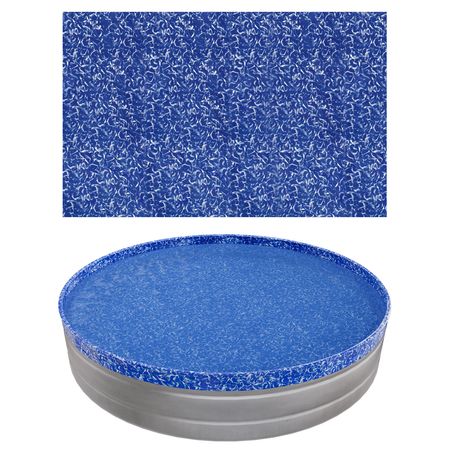 8ft Pool Liner, Round Overlap Swimming Pool Liner for 27.5 in Wall Height, Heavy Gauge Vinyl, Easy Install with Leak-Proof Patches, Designed for Steel Sided Above-Ground,Outdoor, Crystal