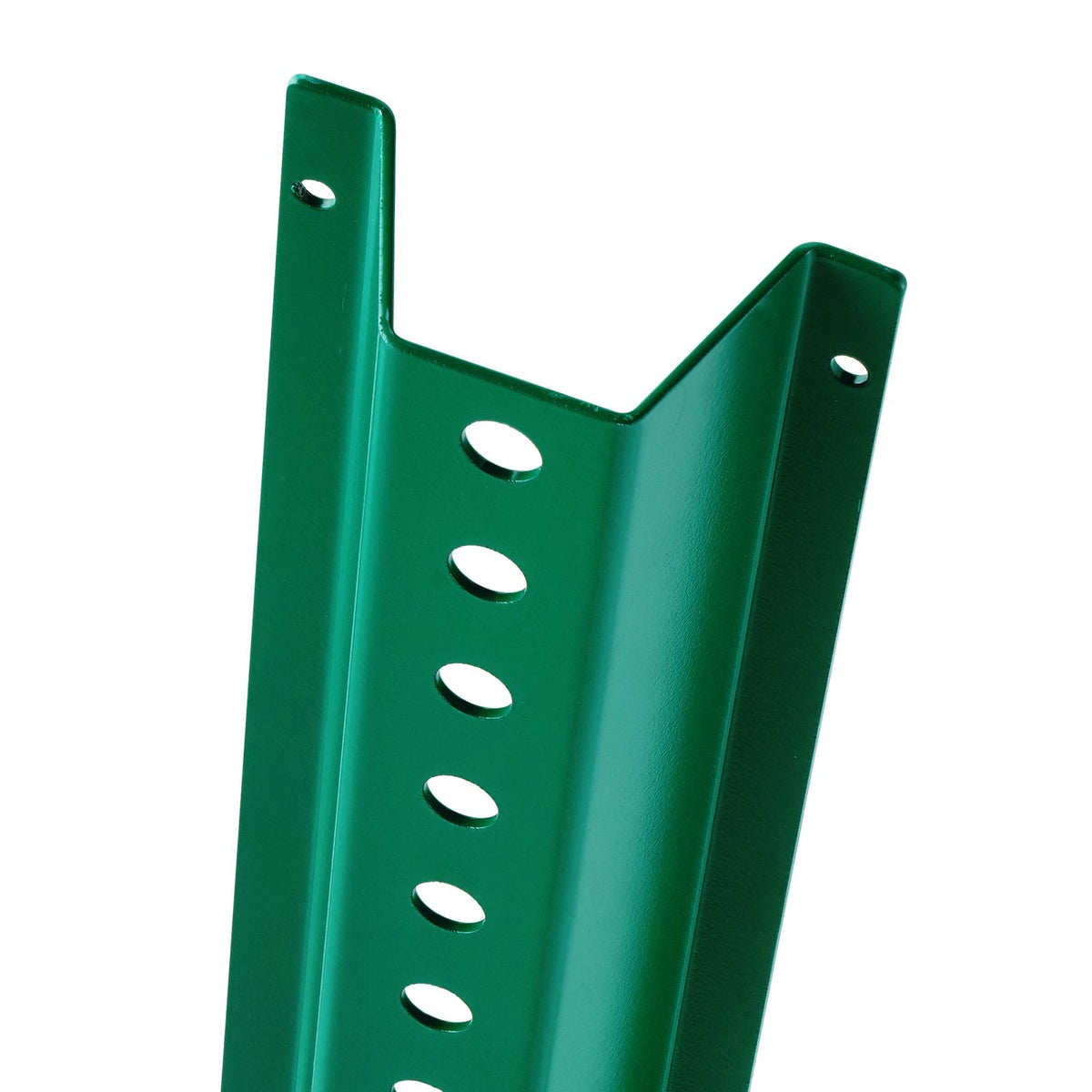 8FT U-Channel Sign Post, 4Pack Green Heavy Duty Steel Fixed Fence Post, Steel Fence U-Channel Sign for Garden, Courtyard, Farm or Traffic Intersection