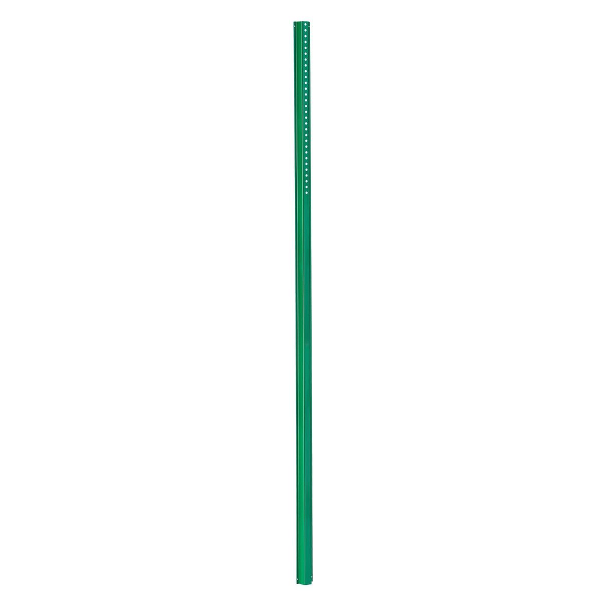 8FT U-Channel Sign Post, 4Pack Green Heavy Duty Steel Fixed Fence Post, Steel Fence U-Channel Sign for Garden, Courtyard, Farm or Traffic Intersection