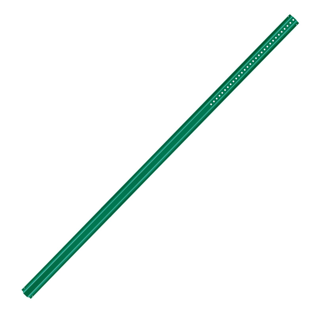 8FT U-Channel Sign Post, 4Pack Green Heavy Duty Steel Fixed Fence Post, Steel Fence U-Channel Sign for Garden, Courtyard, Farm or Traffic Intersection