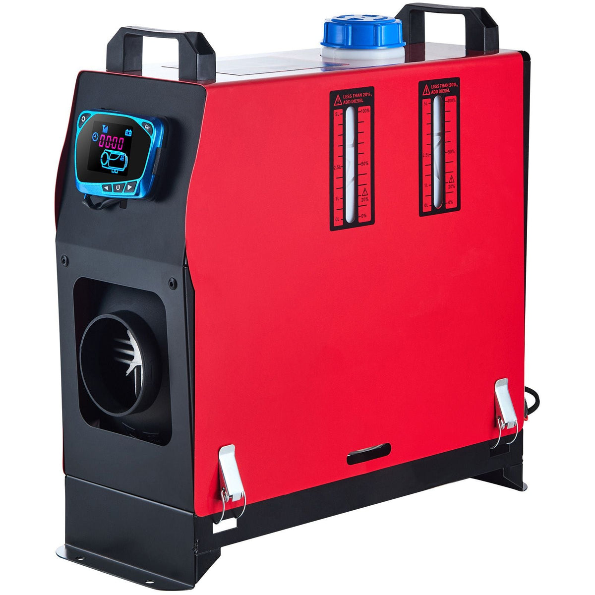 8KW Diesel Air Heater Muffler Diesel Heater 12V 8000W Diesel Parking Heater Remote Control Remote Control with LCD Switch for Car Bus Trucks Motorhome and Boats