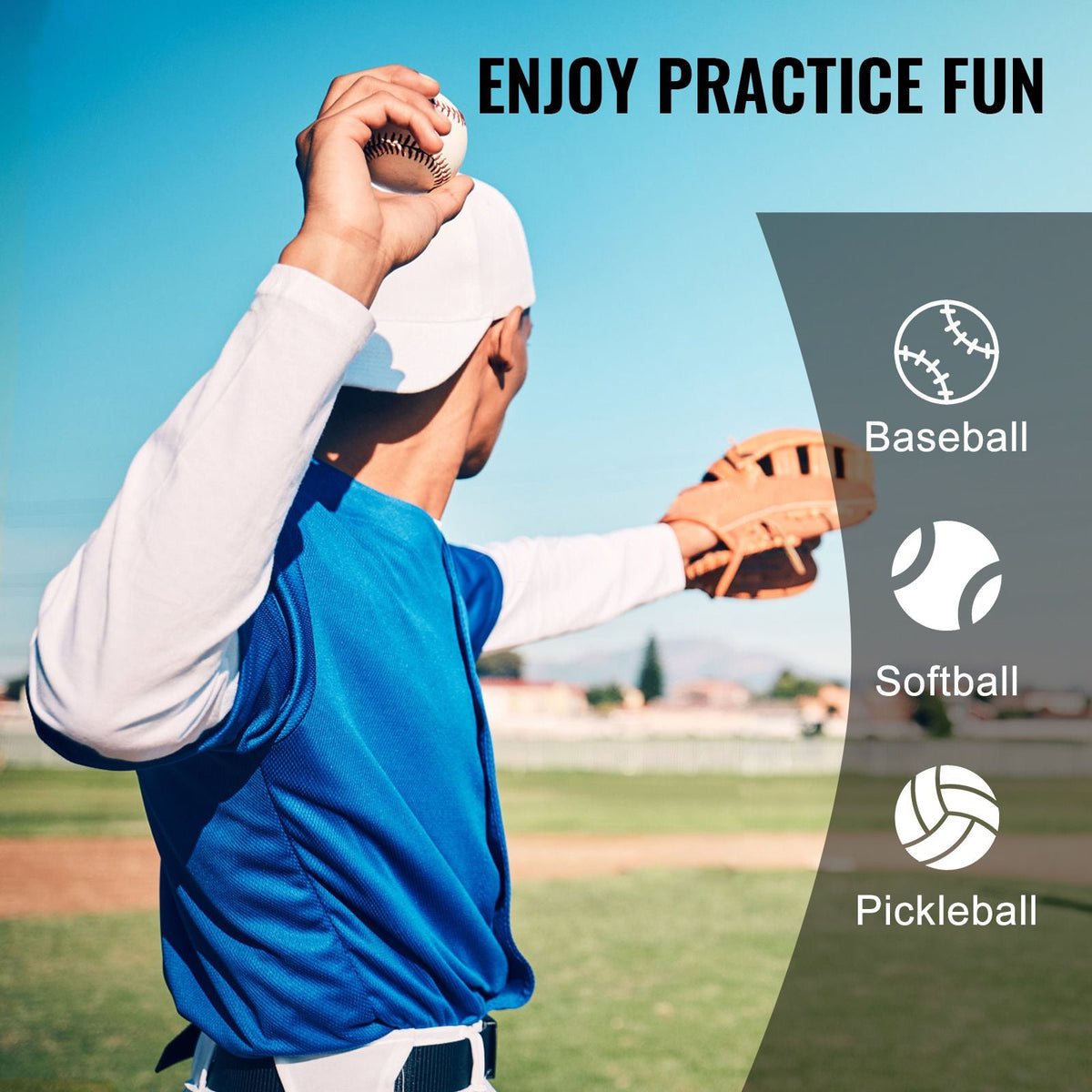 9 Hole Baseball Net, 28"x27" Softball Baseball Training Equipment for Hitting Pitching Practice, Heavy Duty Height Adjustable Trainer Aid with Strike Zone & 4 Ground Stakes, for Youth Adults