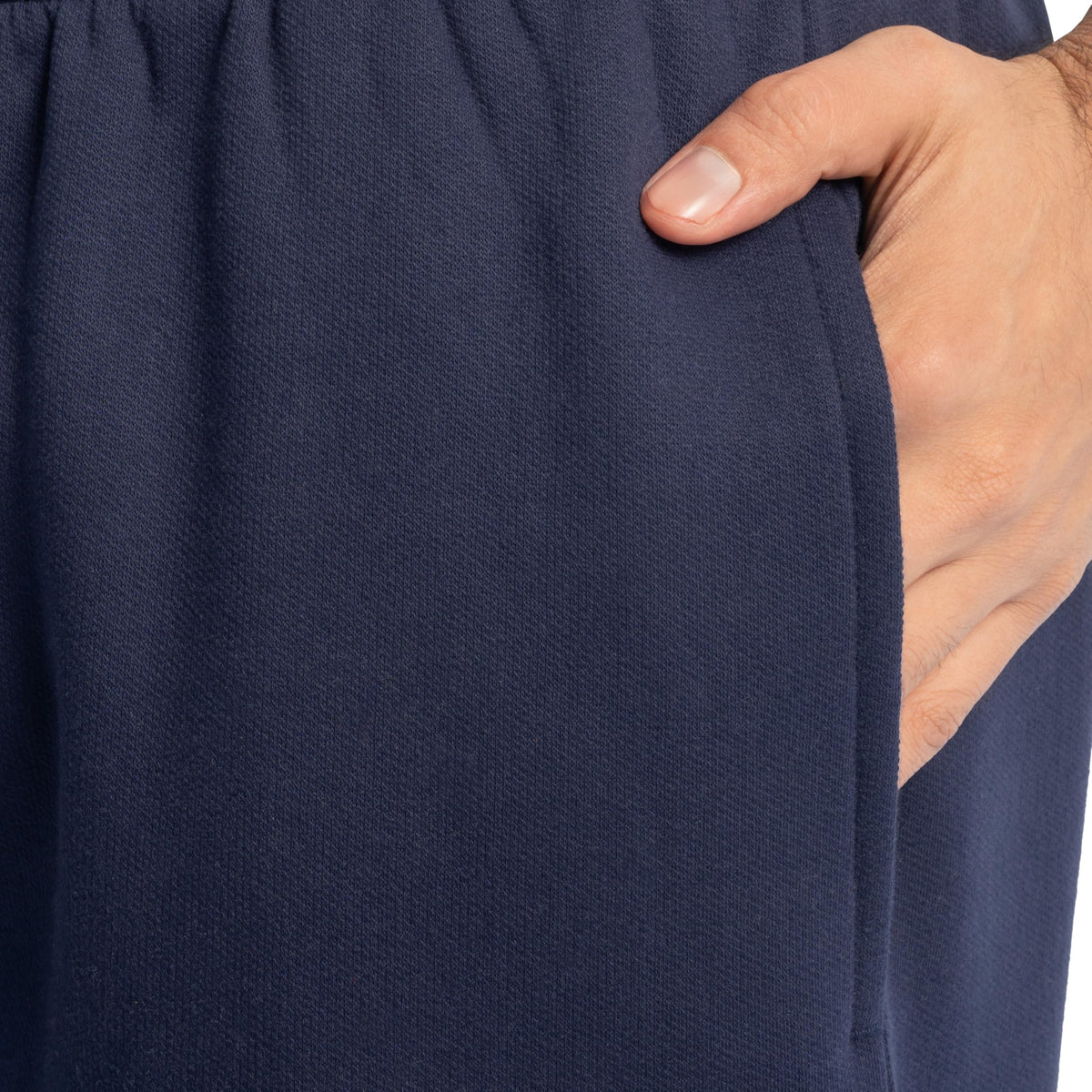 Fruit Of The Loom Mens Eversoft Fleece Elastic Bottom With Pockets, Relaxed Fit, Moisture Wicking, Breathable Sweatpants, Navy, Large US