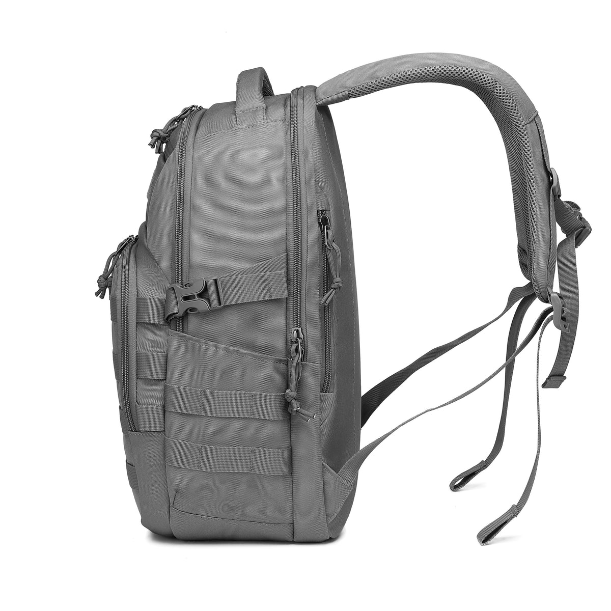 Wotony Military tactical backpack, backpack for men black small tactical assault bag (grey, 20 inch)