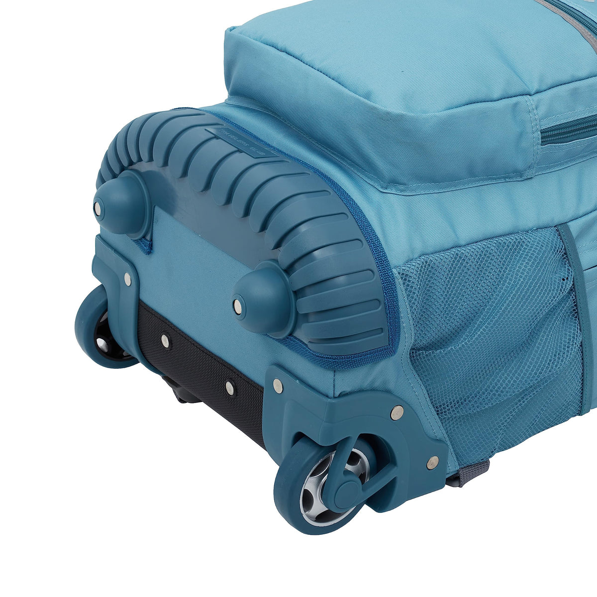 Travelers Club 18" Rolling Backpack with Shoulder Straps, Aqua