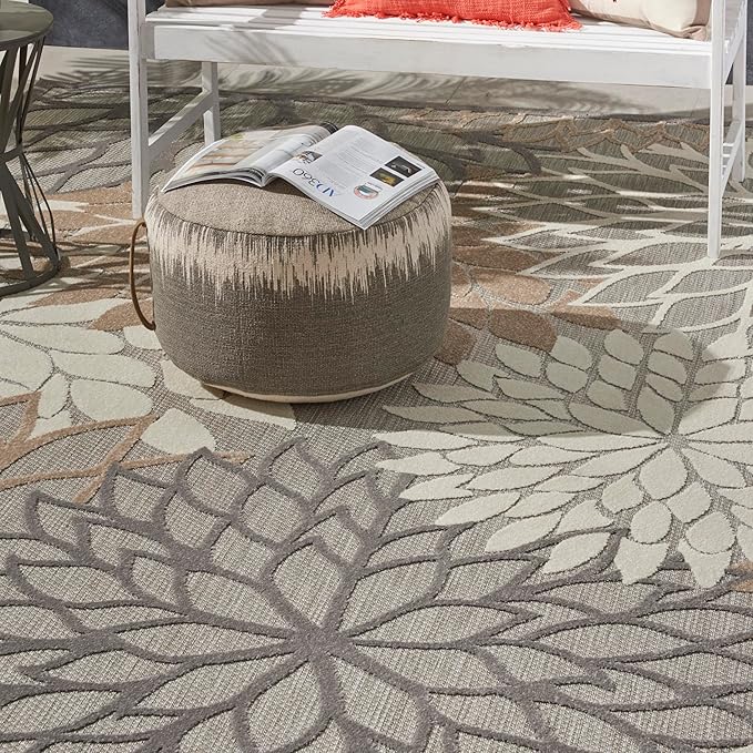 Nourison Home Aloha 7' x 10' Natural Outdoor Indoor/Outdoor Rug