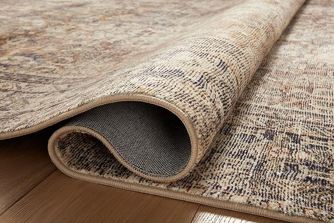 Loloi Amber Lewis Morgan Collection MOG-01 Sunset/Ink 8'-3" x 11'-3" 38" Thick Area Rug feat. CloudPile, Neutral, Room Décor, Vintage Inspired, Livingroom, Bedroom, Dining Area