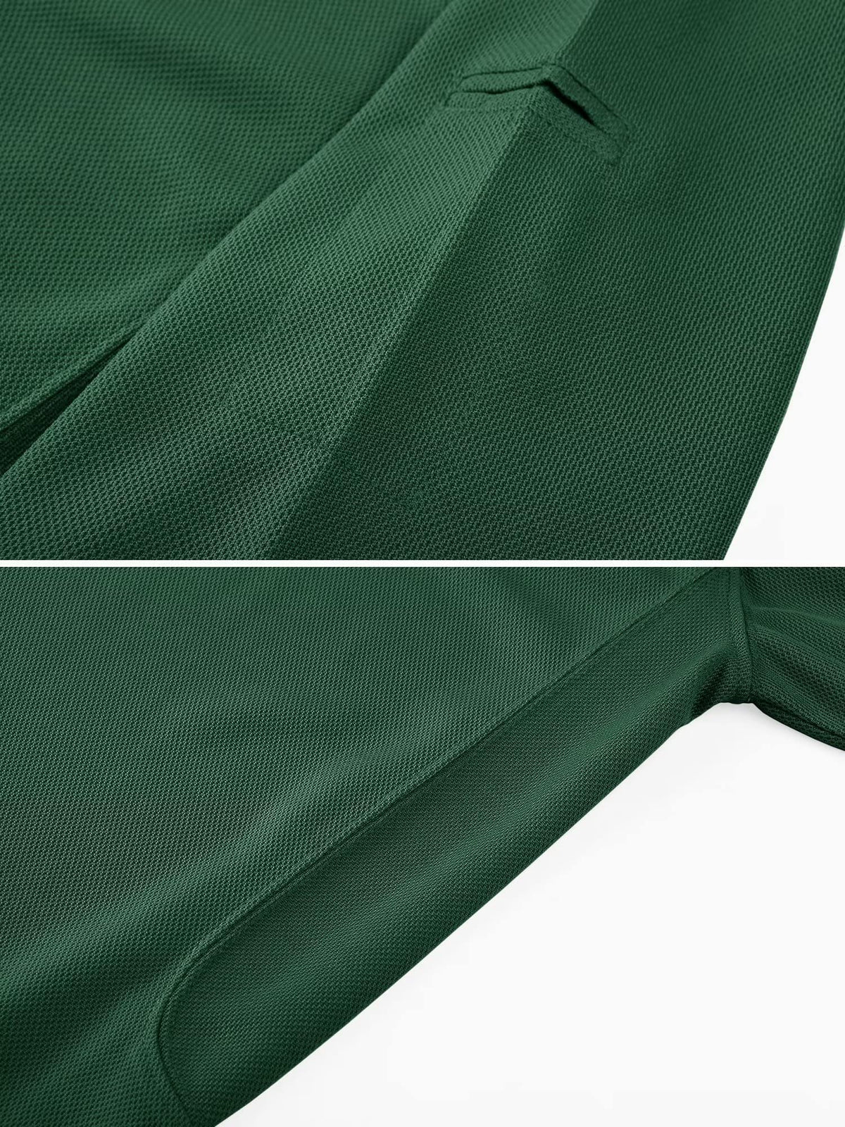 MAGCOMSEN Short Sleeve Polo Shirts for Men Golf Polo Shirts Casual Shirts Quick Dry Performance Shirts Dark Green L