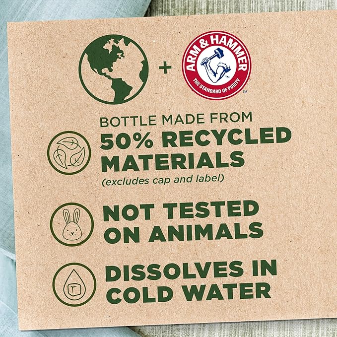 ARM & HAMMER Clean Scentsations In-Wash Scent Booster, Cool Woods scent, 24 Oz