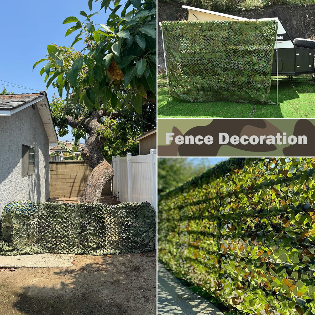Yeacool Camo Netting Camouflage Netting Camo Blind Army Net Sunshade Mesh for Hunting Military Decorations Party Shooting (Woodland Camo, 16.4ftx4.9ft, 5m*1.5m)