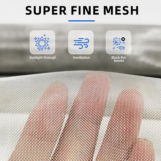 20 Mesh 304 Stainless Steel Mesh Screen, Rust Free Woven Wire Mesh, Metal Mesh