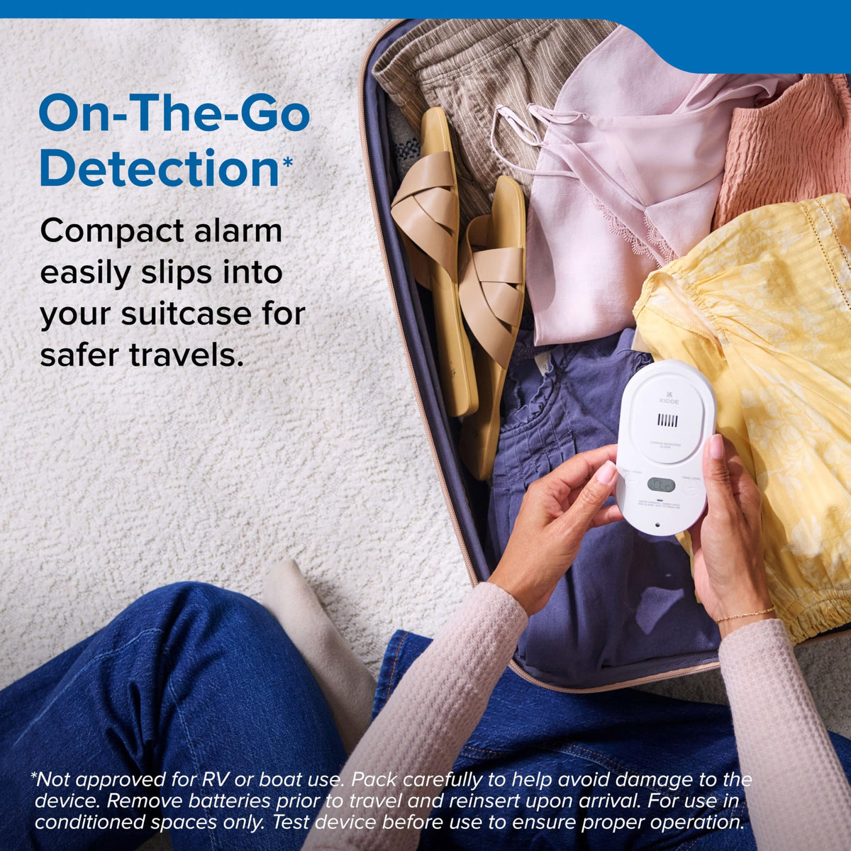 Kidde Carbon Monoxide Detector, Plug-in with AA Battery Backup, Easy-to-Read Digital Backlit Display, 85 dB Alarm, Rotating Plug, LED Status Light Indicators, 5th Edition, COPD