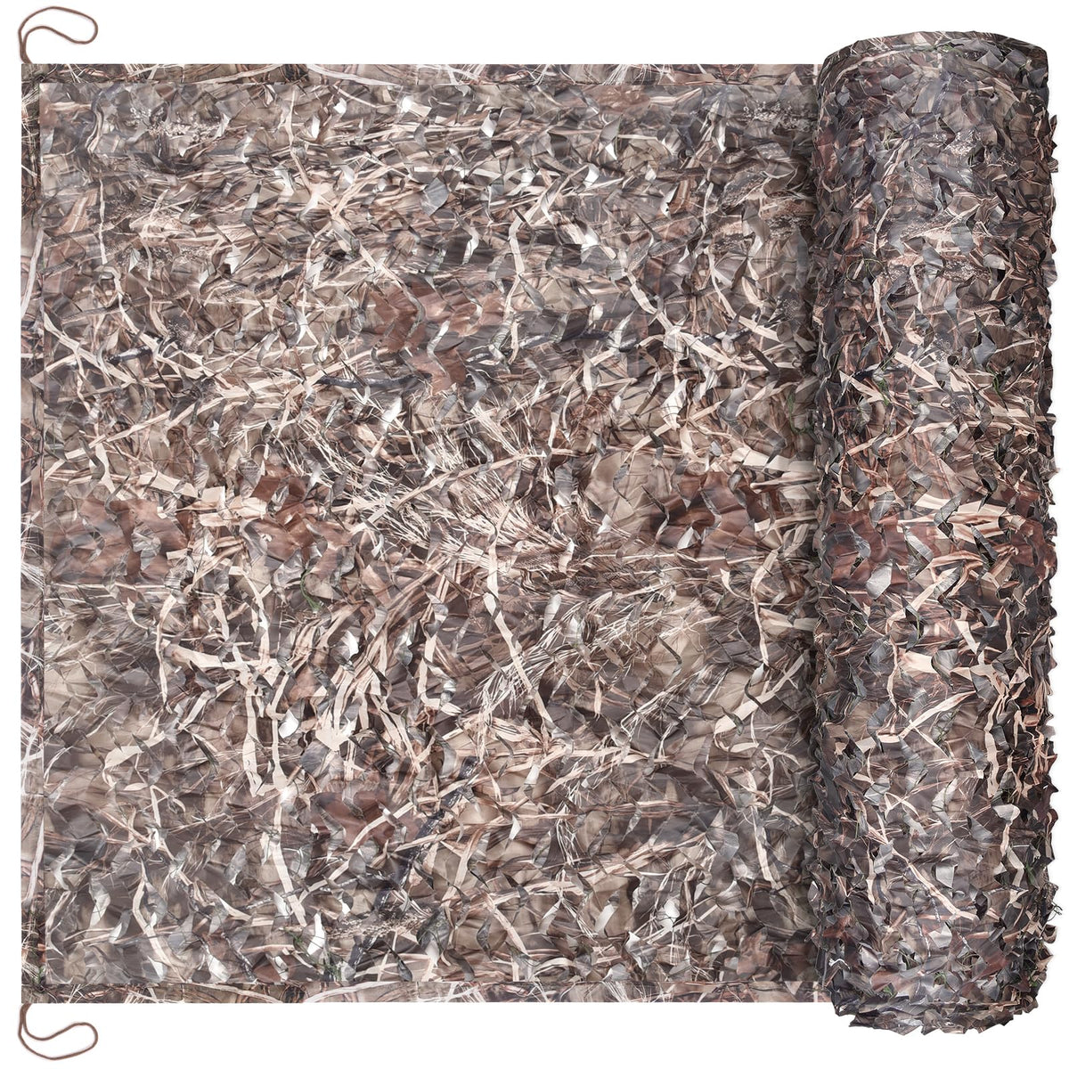 Yeacool Camo Netting Party Camouflage Netting Mesh Military Surplus Hunting Blind Net for Military Theme Party Decorations Backdrop Sunshade Car Cover Camping Shooting (Dry Grass, 10ftx13ft, 3m*4m)