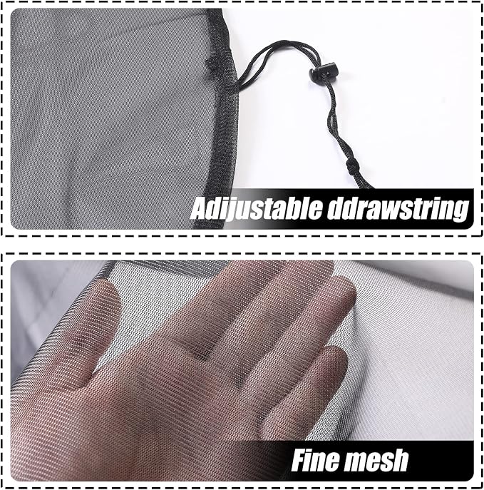 37.5 Inch Mesh Cover for Rain Barrel, Rain Bucket Leaf Filter Screen Cover