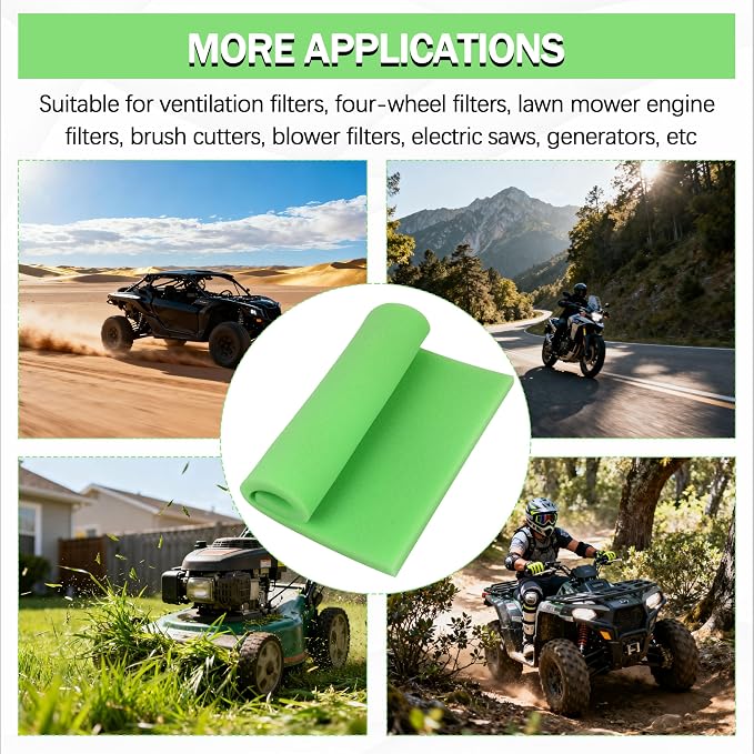 Motorcycle Air Filter Foam