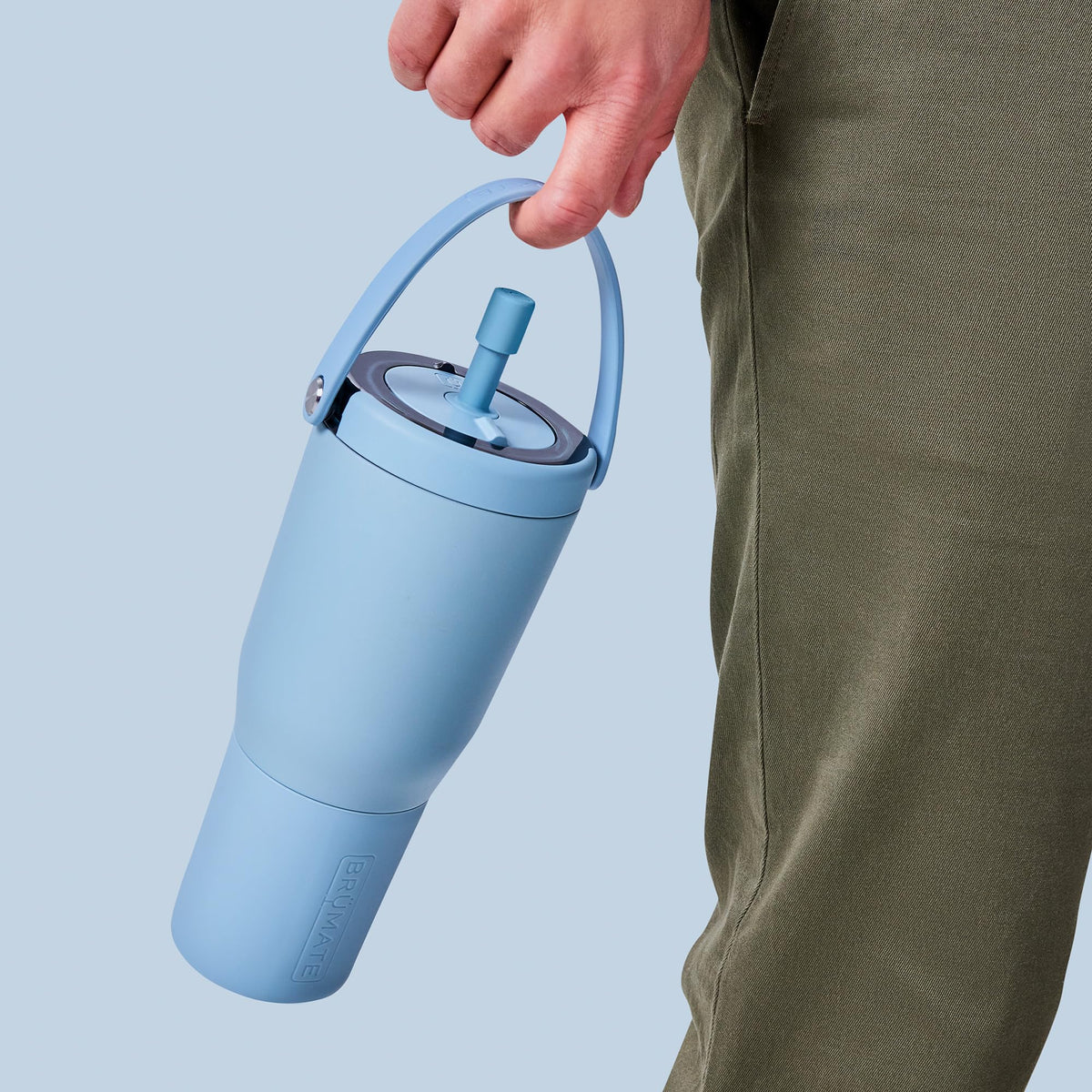 BrüMate Magnetic Straw Caps | Silicone Straw Topper 2-pack | Dust & Dirt Resistant | Compatible with All Era and Resa Tumblers (Lilac Dusk)