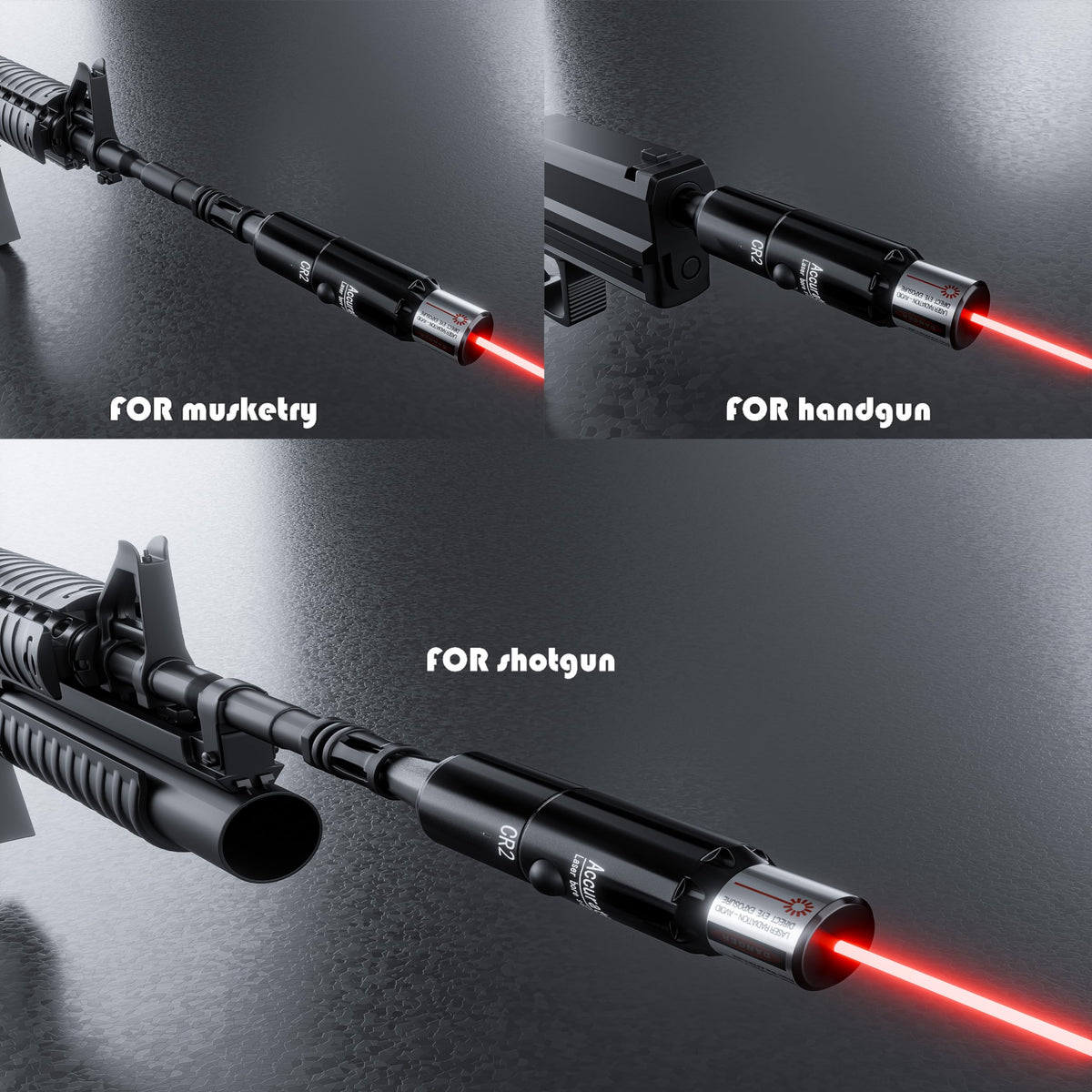 Professional Tactical Laser Boresighter Kit： Red Bore Sight with 30 Adapters - Multiple Caliber Bore Sighting Laser - .17 Cal to 12GA Rifle Pistol Bore sighter - Perfectly Choice for All Gun