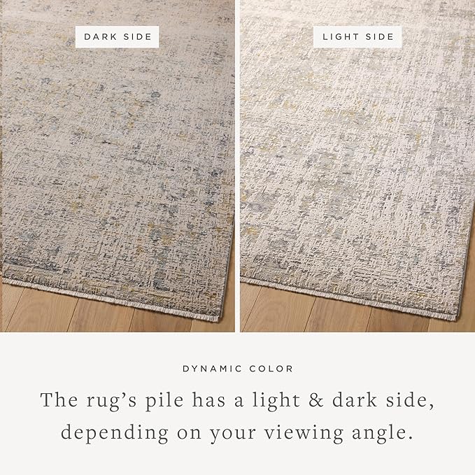 Loloi Amber Lewis Alie Collection ALE-02 Sand/Sky 2'-7'' x 12'-0'', .13'' Pile Height, Runner Rug