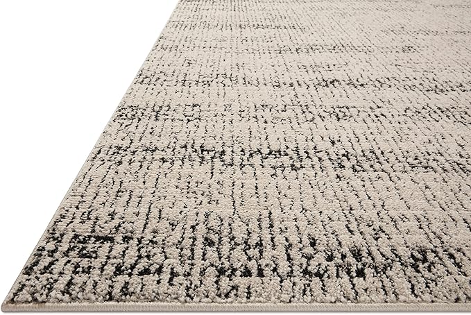 Loloi Darby Collection DAR-02 Oatmeal/Charcoal 2'-7" x 12'-0" Runner Rug
