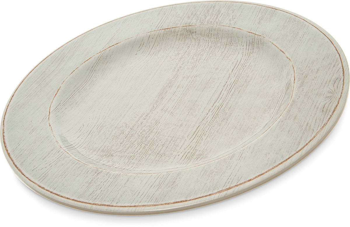 CFS 6400418 Grove Melamine Charger, 12.5", Smoke