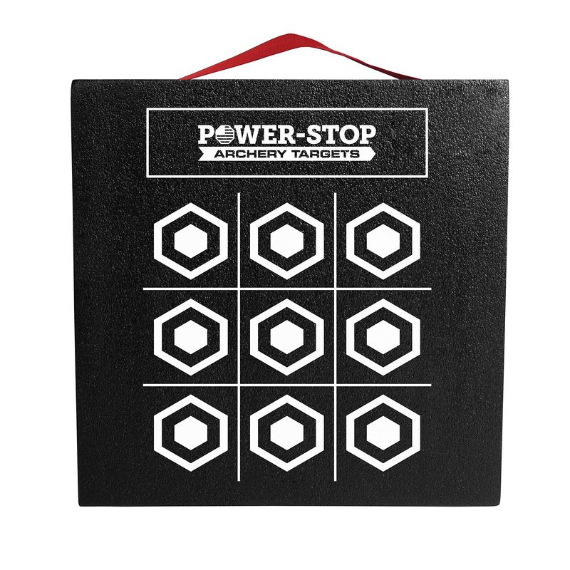 Power-Stop Archery Target - 24" Pro Series - Big Block Foam Target for Broadheads and Field Tips