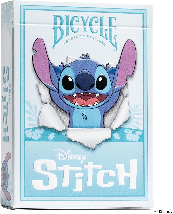Bicycle Disney Stitch Inspired Playing Cards, Standard 52 Deck of Cards, Poker Size, Family & Kids Card Game