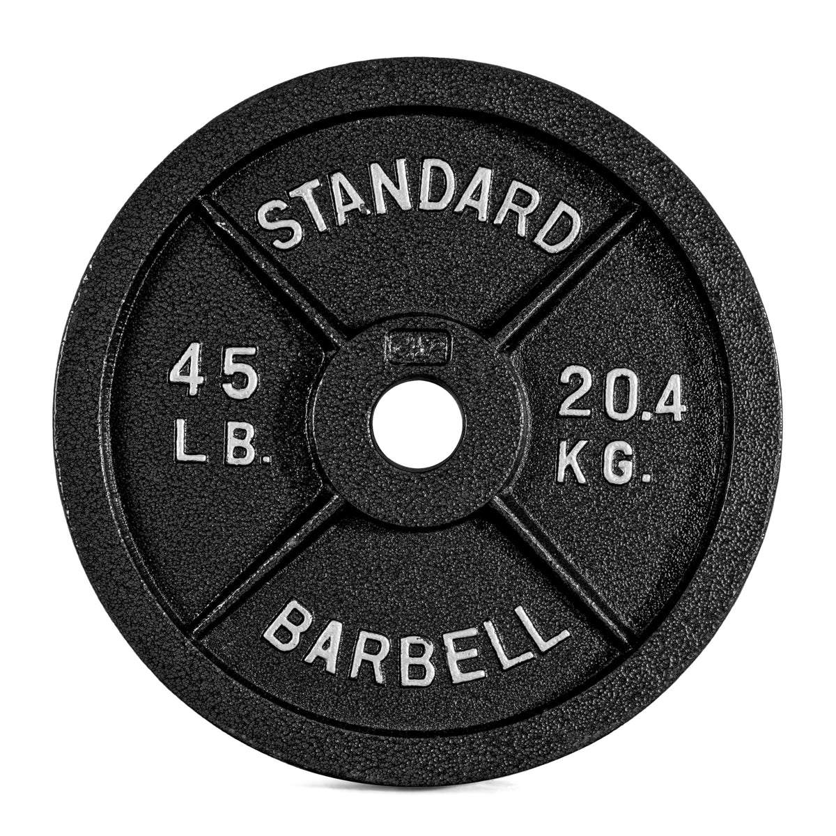 CAP Barbell 2-Inch Olympic Grip Plate, 45-Pounds