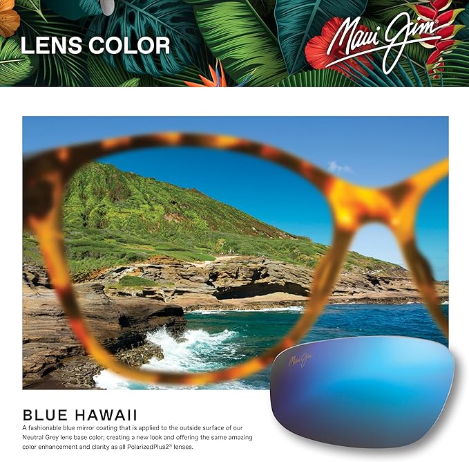 Maui Jim Polarized Men's and Women's Kaulike Square Sunglasses