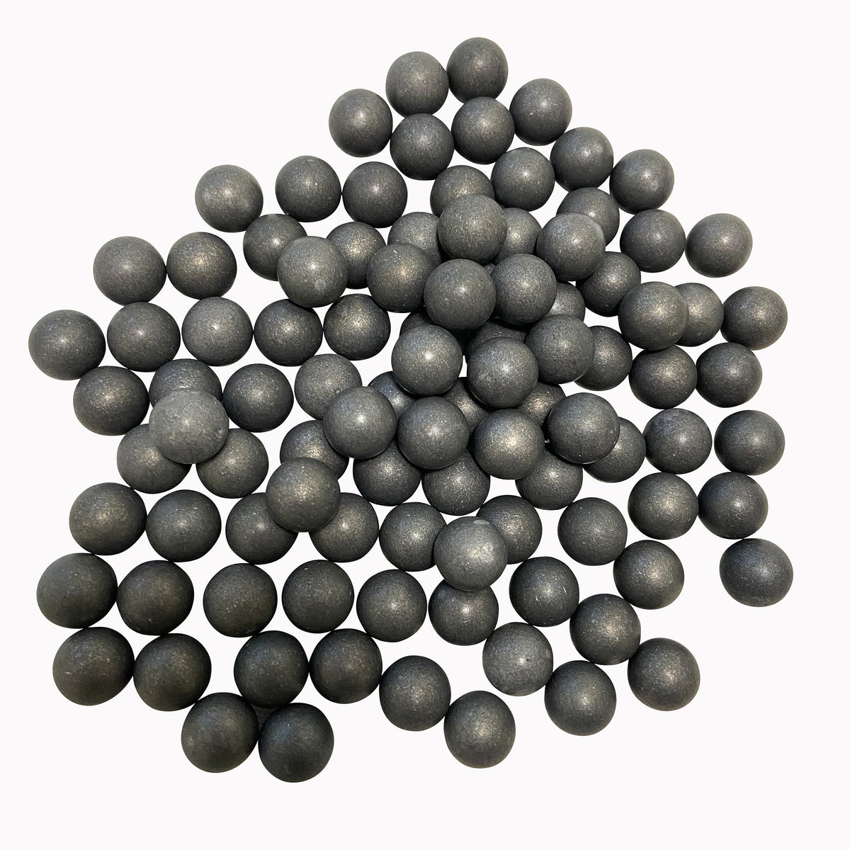 Alien Play 43 Caliber Aluminum Balls 100 X .43 Cal Self Defense Alu Ammo 1.8 Grams Solid Balls for Training and Target Practice Fit for PPQ G17 (Metallic Grey, Aluminum)