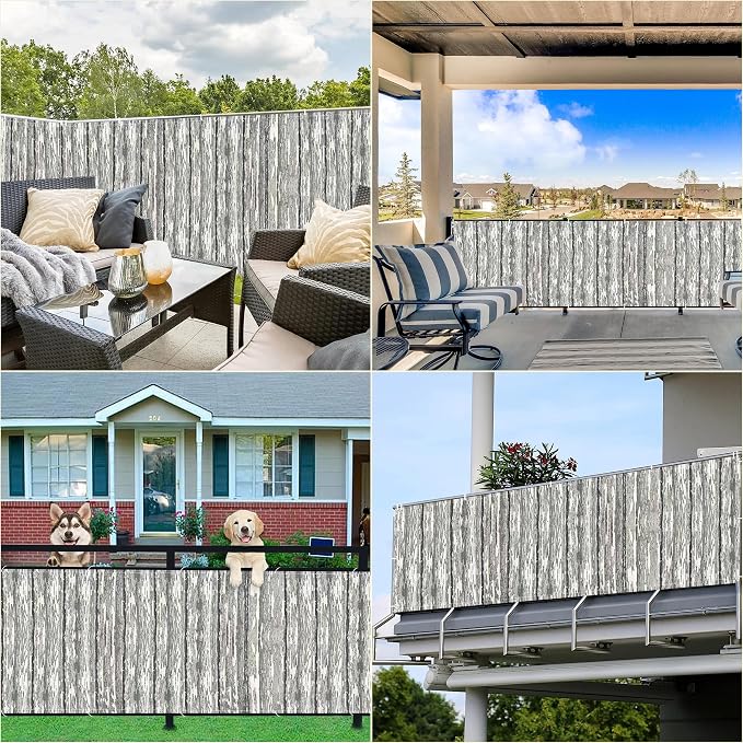 Fence Privacy Screen 2.8' x 26.2' UV Protection Weather Resistant Waterproof
