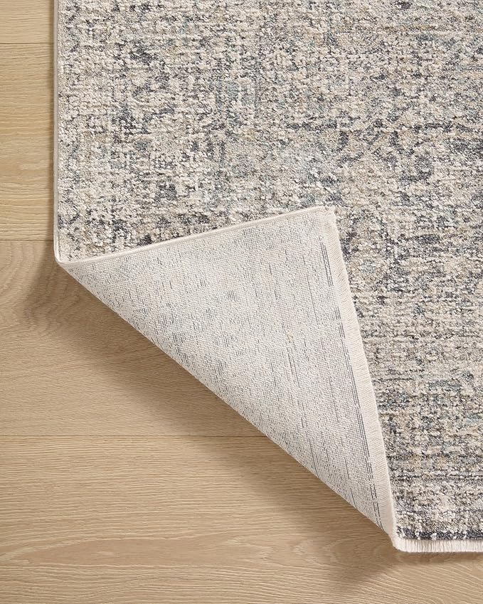 Loloi Amber Lewis Alie Collection ALE-01 Stone/Mist 2'-7'' x 10'-0'', .13'' Pile Height, Runner Rug