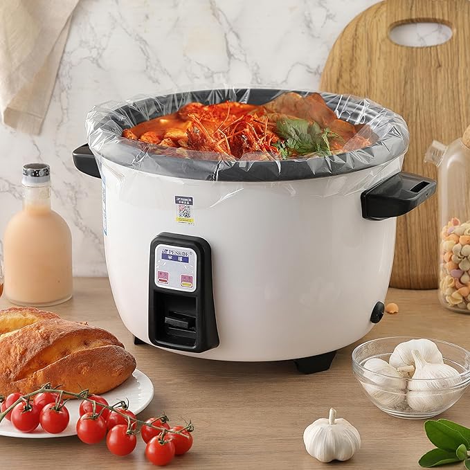 20 Pack Slow Cooker Liners for Crock Pot, Fits 3-8 Quarts (13"x 21")
