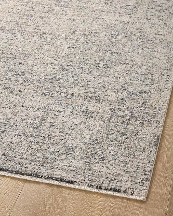 Loloi Amber Lewis Alie Collection ALE-01 Stone/Mist 2'-7'' x 10'-0'', .13'' Pile Height, Runner Rug