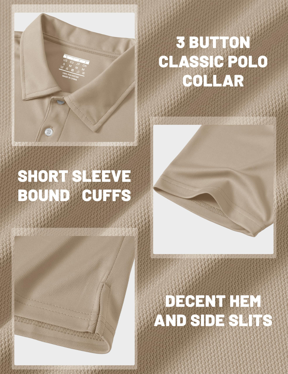 MAGCOMSEN Polo Shirts for Men Dry Fit Lightweight Active Golf Polos Short Sleeve Moisture Wicking Collared Shirt
