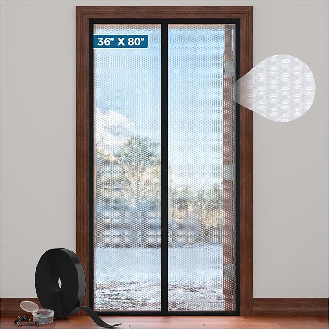 Magnetic Thermal Insulated Door Curtain