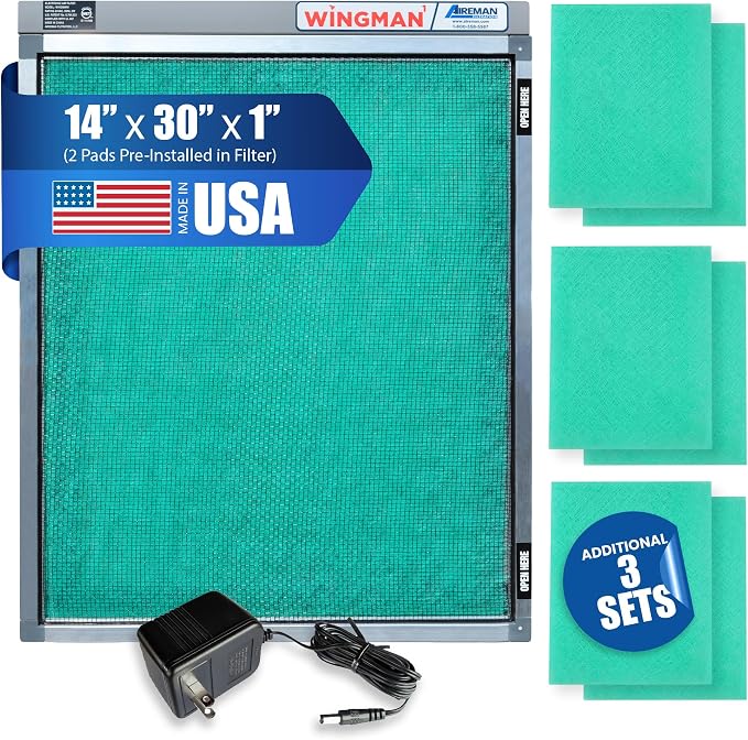 14x30x1 Polarized Media Electronic Air Filter