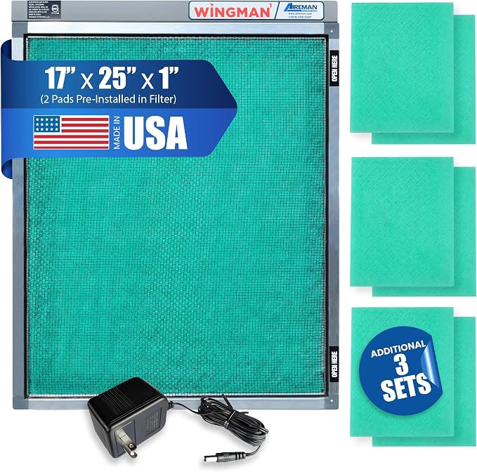 17x25x1 Polarized Media Electronic Air Filter