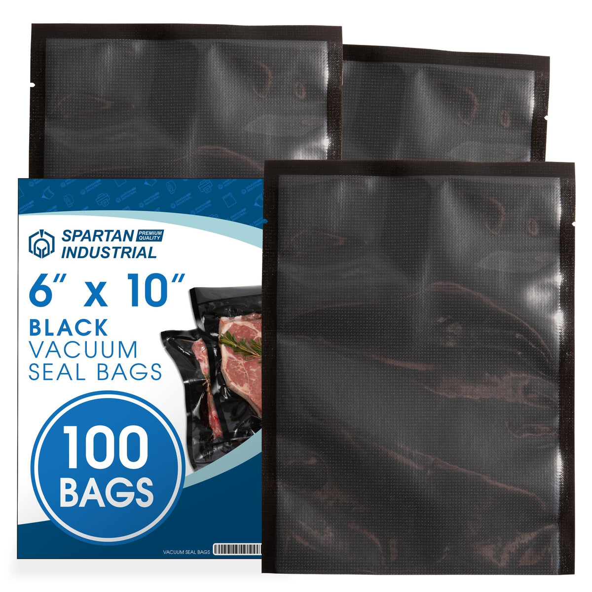 6" X 10" Vacuum Sealer Bags - 200 Count BPA-Free Food Storage Bags