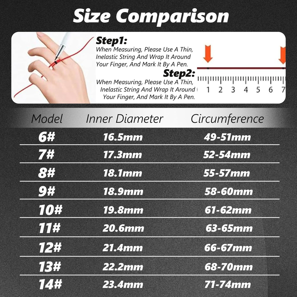 Milavan Smart Health Ring 2.0 for Women Men, Slim Scratch & Fingerprint Resistant Design, Efficient Chip Fitness Tracker, Monitors Heart, Graphite 12