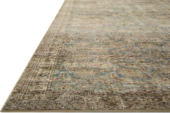 Loloi Amber Lewis Morgan Collection MOG-04 Sea/Sage 11'-6" x 18' 38" Thick Area Rug feat. CloudPile, Neutral, Room Décor, Vintage Inspired, Livingroom, Bedroom, Dining Area