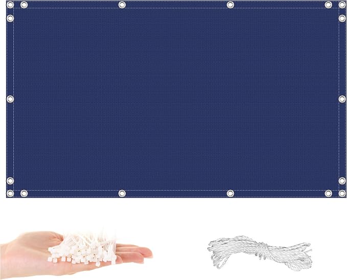 Outdoor Privacy Screen 3.9' x 26.2' UV-Resistant Visibility Reduction, Patio