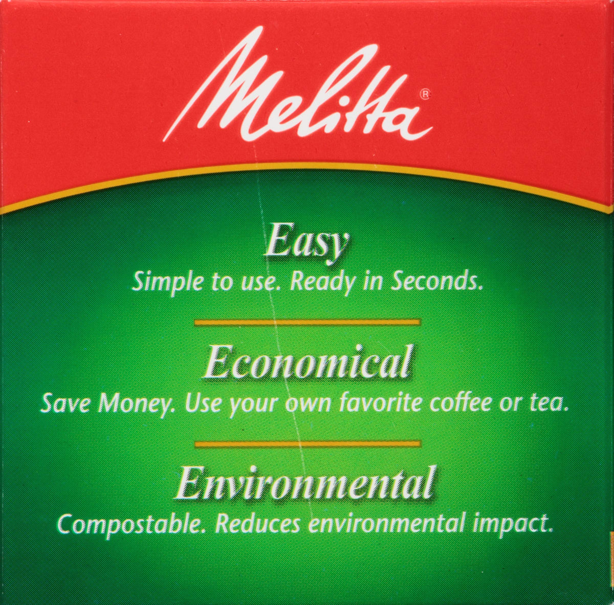 Melitta JavaJig Replacement Single-Serve Paper Coffee Filters, White, 60 Count