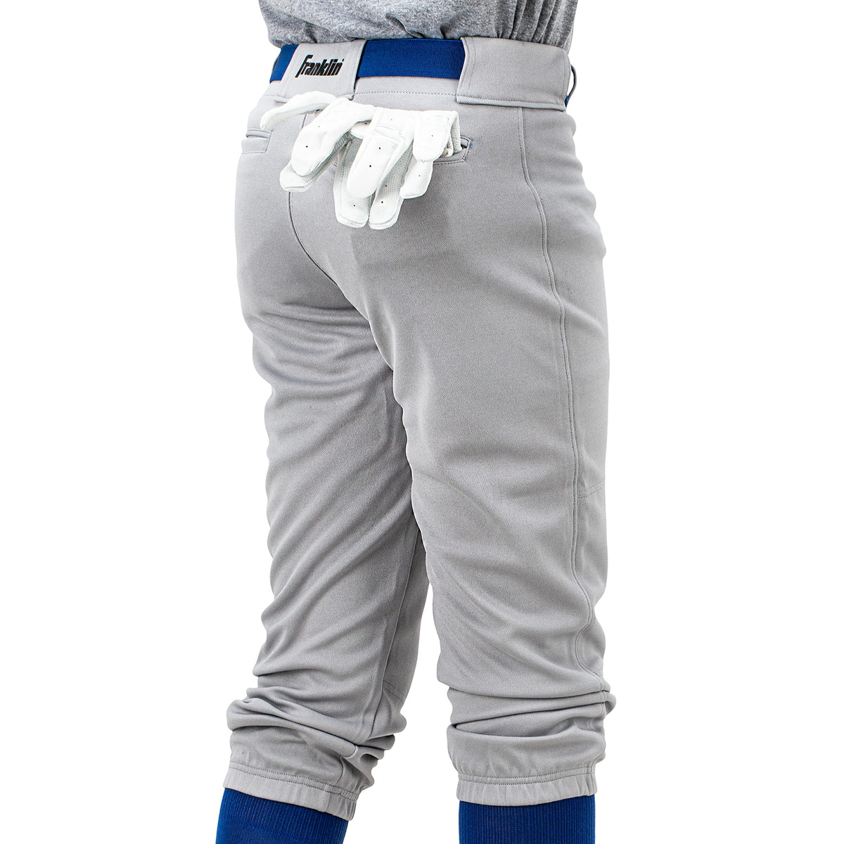 Franklin Sports Classic Fit Deluxe Youth Baseball Pants, Small, Gray