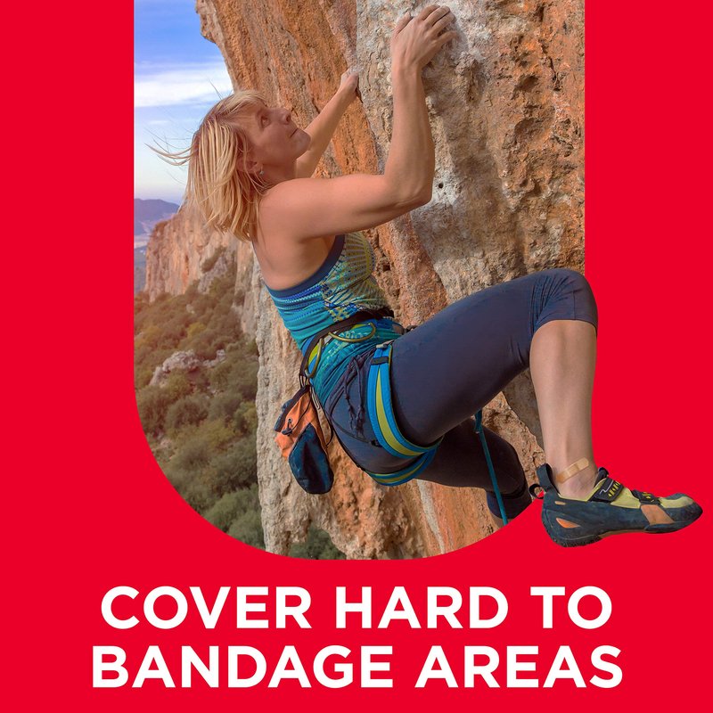 Band-Aid Brand Flexible Fabric Adhesive Bandages for Wound Care and Protection, Travel Pack, 8 ct