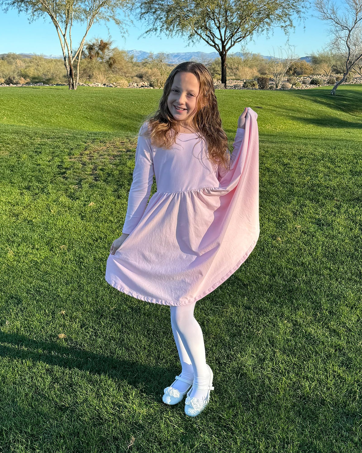 Stelle Girls' Ultra Soft Pro Dance Tight/Ballet Footed Tight(Toddler/Little Kid/Big Kid),BP+WT,XXS