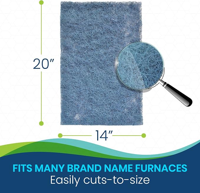 Natural Fiber Hog Hair Furnace Door Filter